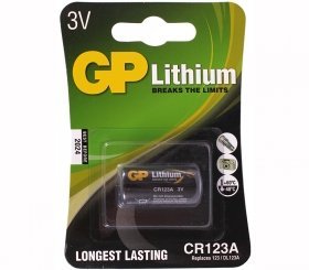 GP CR123A  3V Lithium