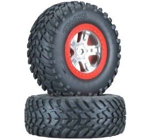 Traxxas SCT Rengas punainen/kromi SC (14mm)