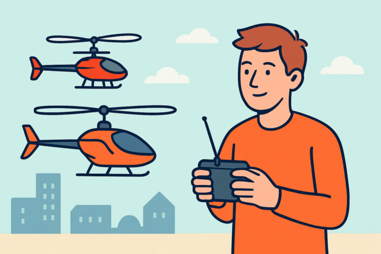 RC-helikopteri aloittajalle – co-axial ja perinteinen
